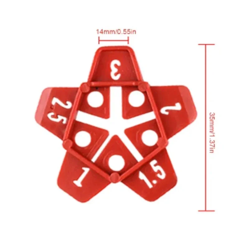 Floor Ceramic Spacer Piece Tile Leveling System Aids Fixed Stay Seam Card Wall Gap Construction Tools  Improves Efficiency