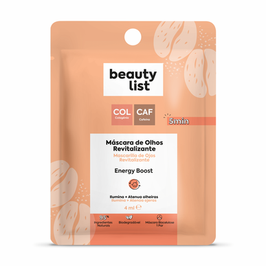 Beauty List Energy Boost Revitalizing Eye Mask 1 kpl 1 kpl