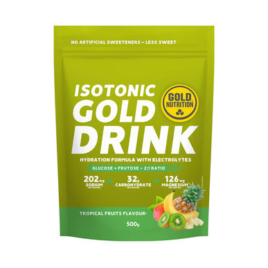 GOLDNUTRITION Suplemento Bebida Isotónica Sabor Tropical      500 gr 500 gr