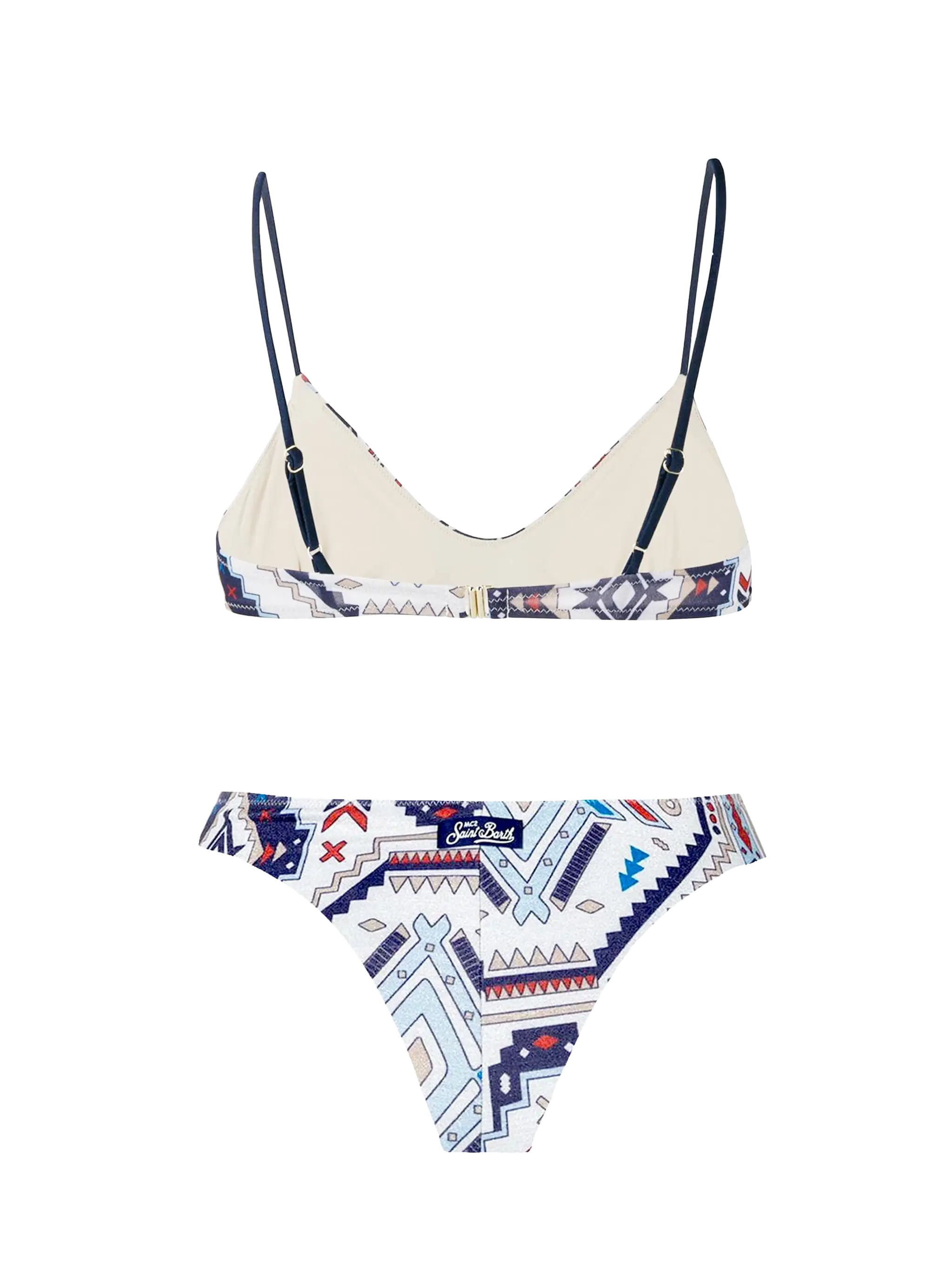 Bikini met glitter in Azteekse stijl