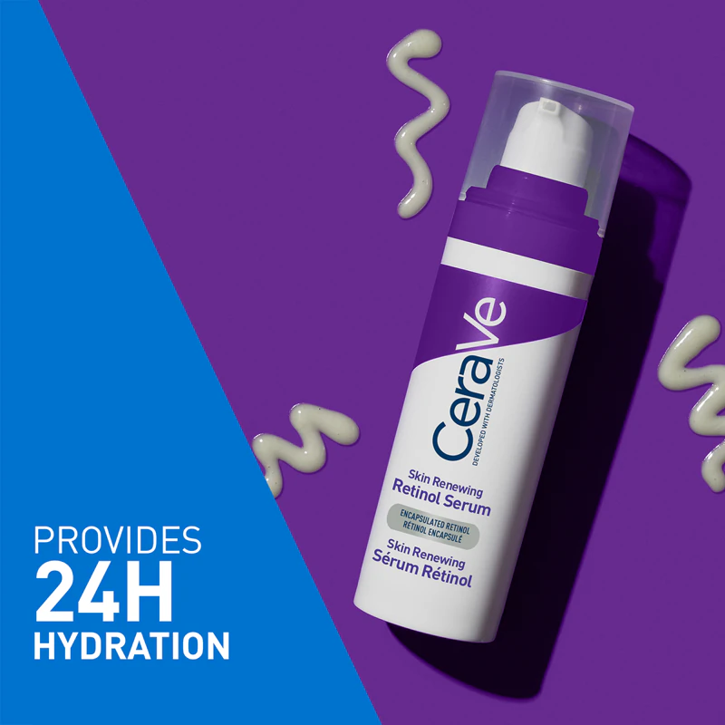 CeraVe Skin Renewing Retinol Serum: sérum antirrugas com retinol que renova a barreira protetora da pele.