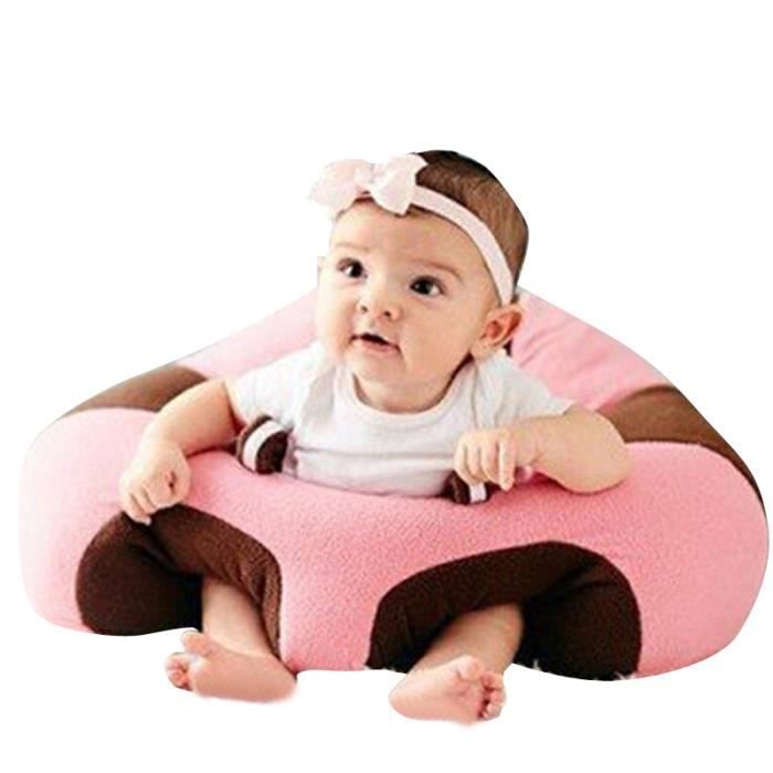 Sofá-silla suave para bebé, cómodo soporte de peluche para niñas y niños, de 3 a 16 meses, azul y rosa.