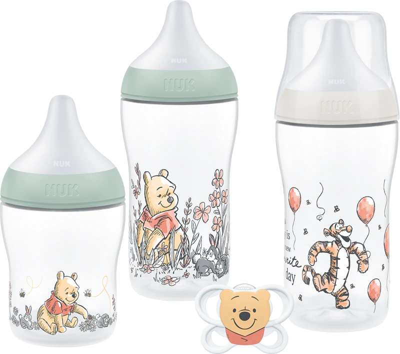 Dárková sada NUK Perfect Match Disney Medvídek Pú pro miminka