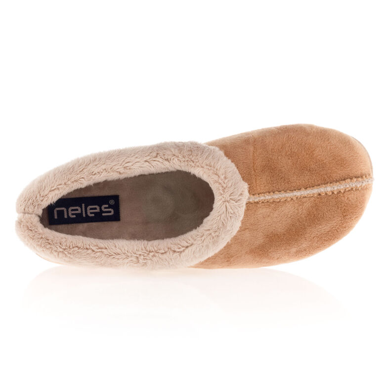 Pantuflas marrones para mujer
