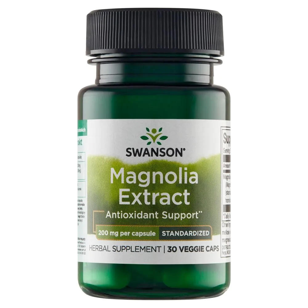 Swanson Magnolia Lekarska Ekstrakt 200 mg Kapsułki