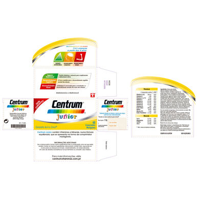 Multivitaminový doplněk Centrum Centrum Junior 60 tablet 60 tablet