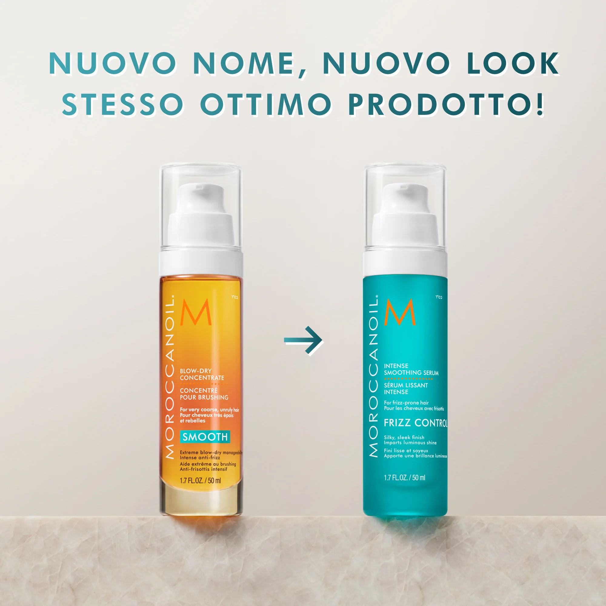 Frizz Control Intense Smoothing Serum - Siero Capelli Styling & Finish