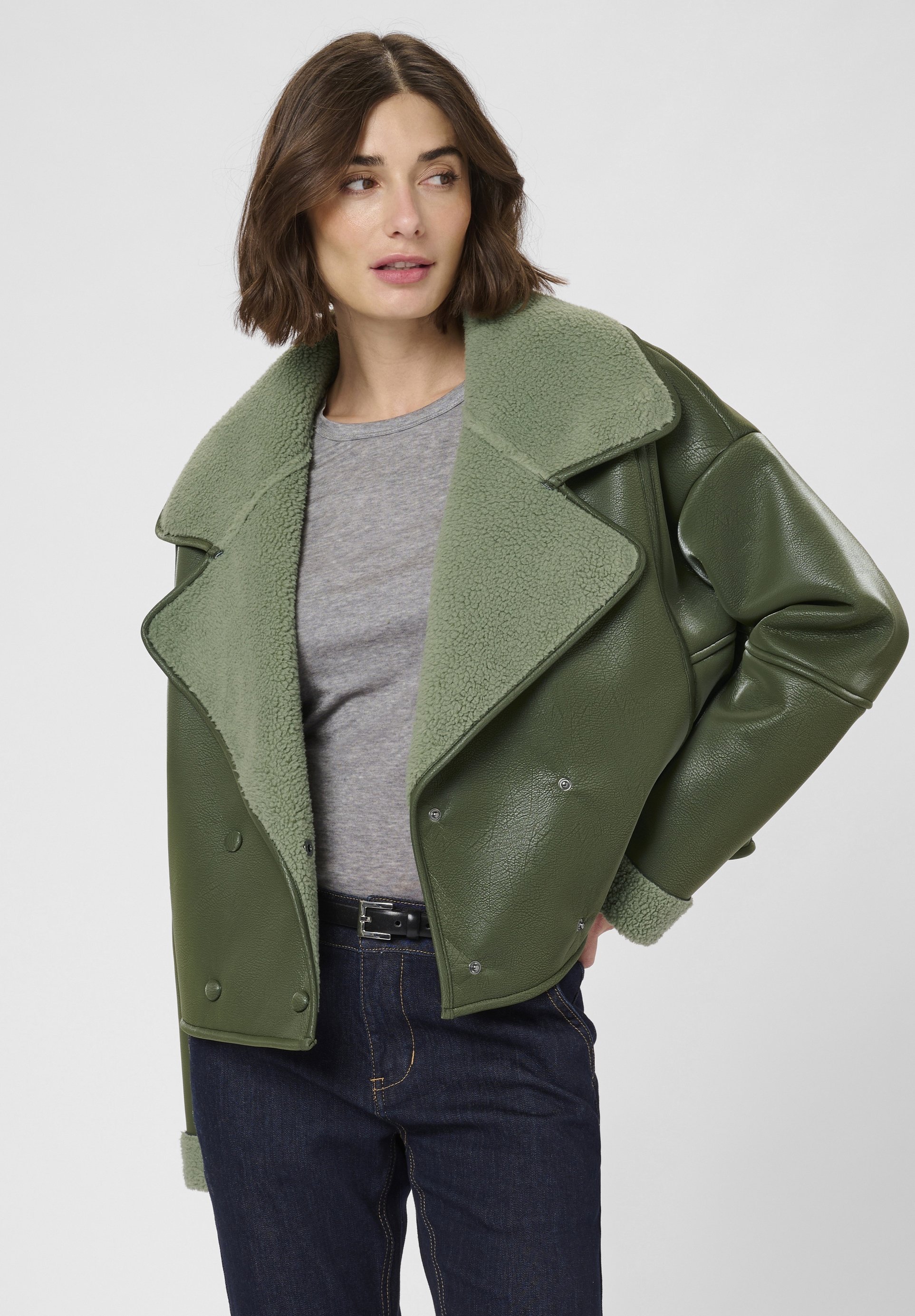 Cultuur LENNY - Blazer - geweergroen