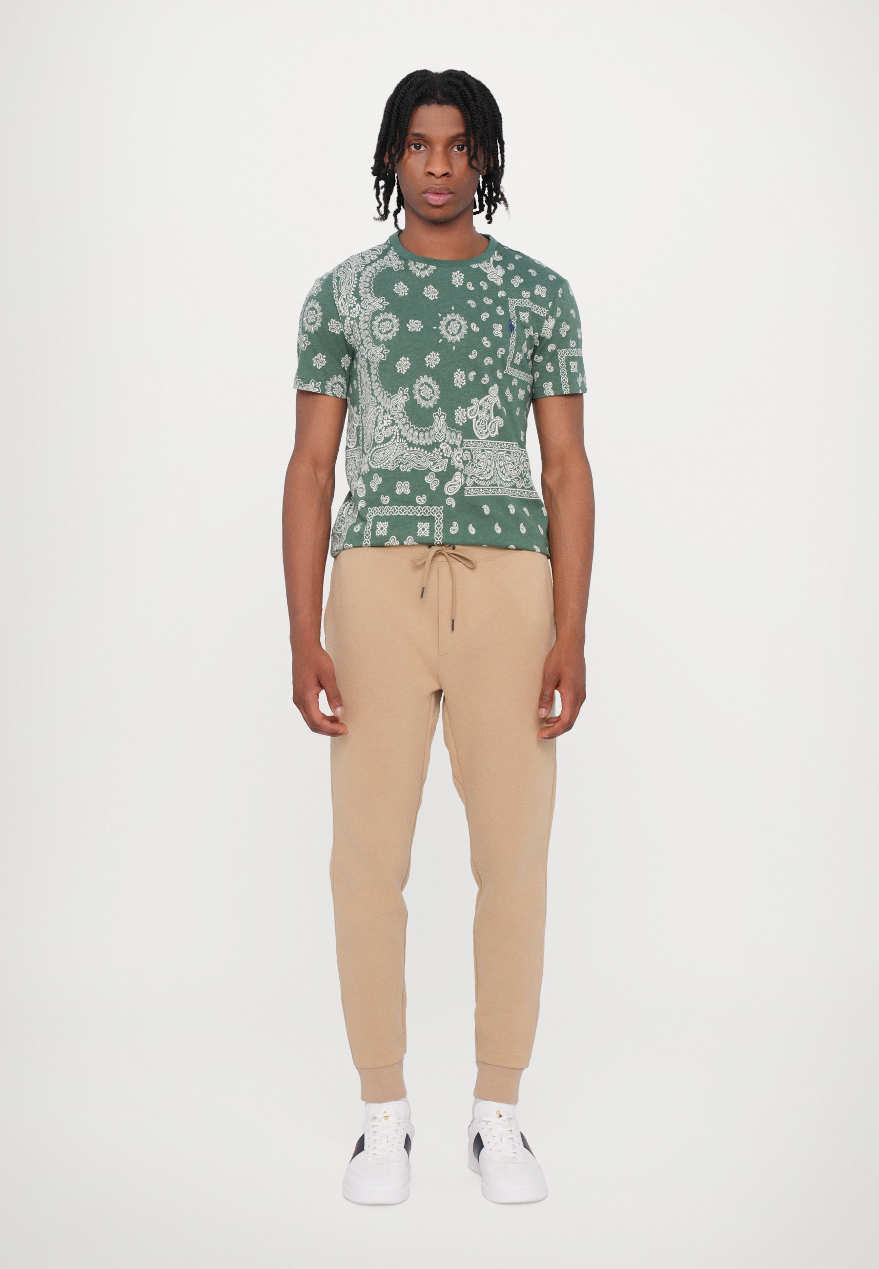 Polo Ralph Lauren T-shirt met korte mouwen en print - gewassen bosgroen