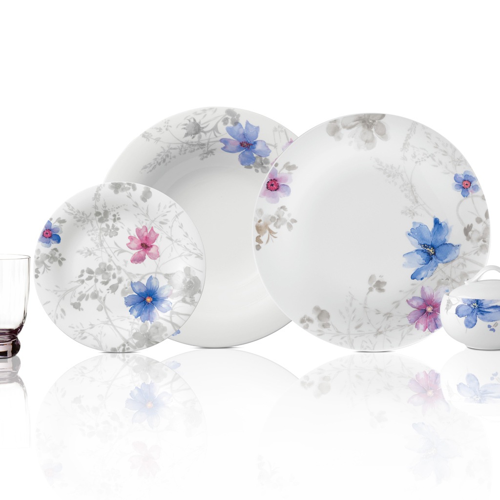 Snídaňový talíř Villeroy & Boch – nový Mariefleur Gris Basic – 1 kus