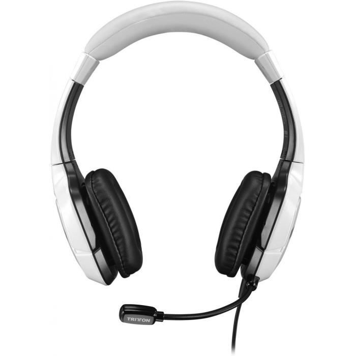 Cuffie TRITTON KAMA+ bianche con microfono, compatibili con PS5, PS4, XBOX, PC - Cuffie circumaurali con microfono e cancellazione del rumore