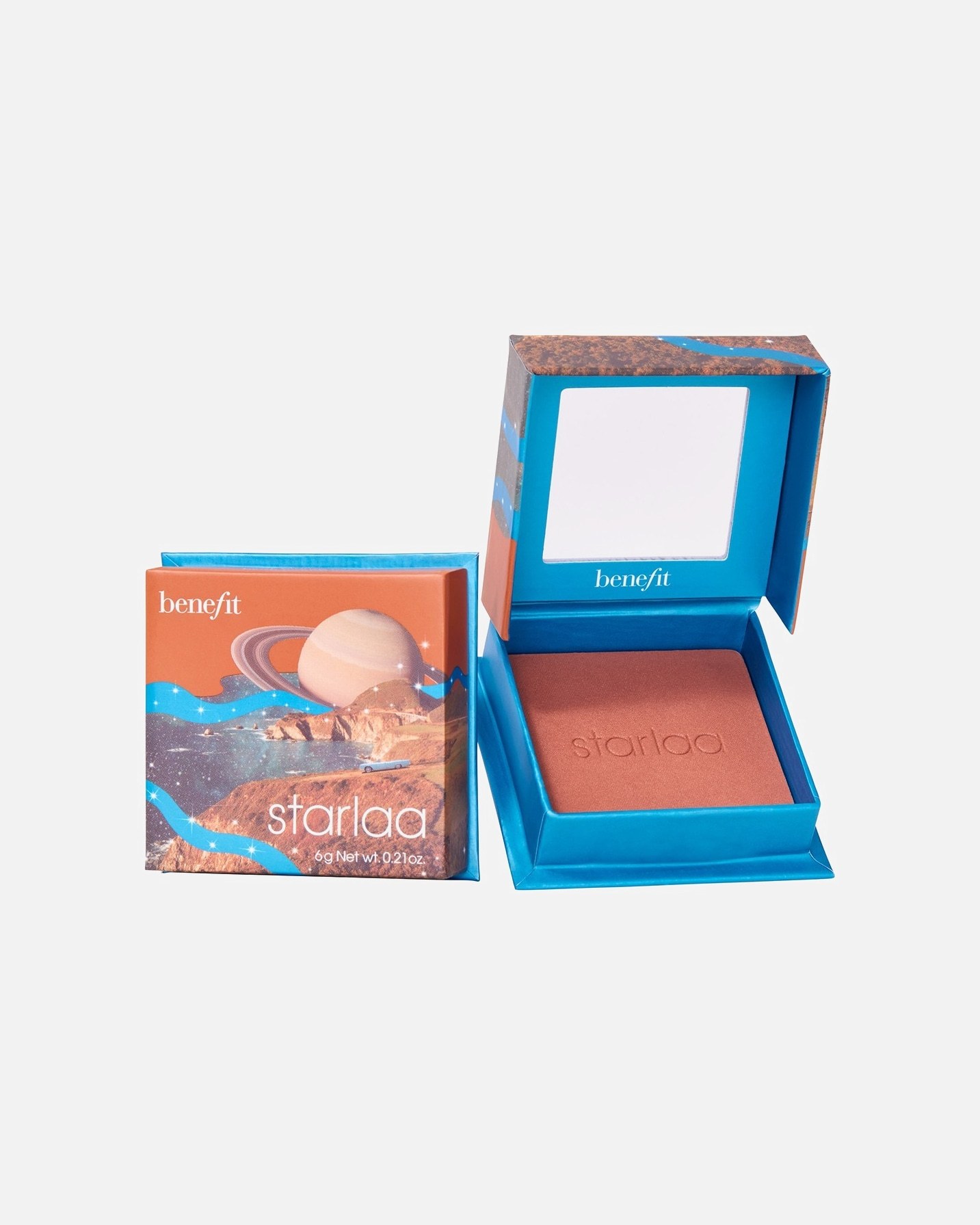 Benefit vaigu sārtuma bronzeris un vaigu sārtuma kolekcija Starlaa Rougepulver - 6 g