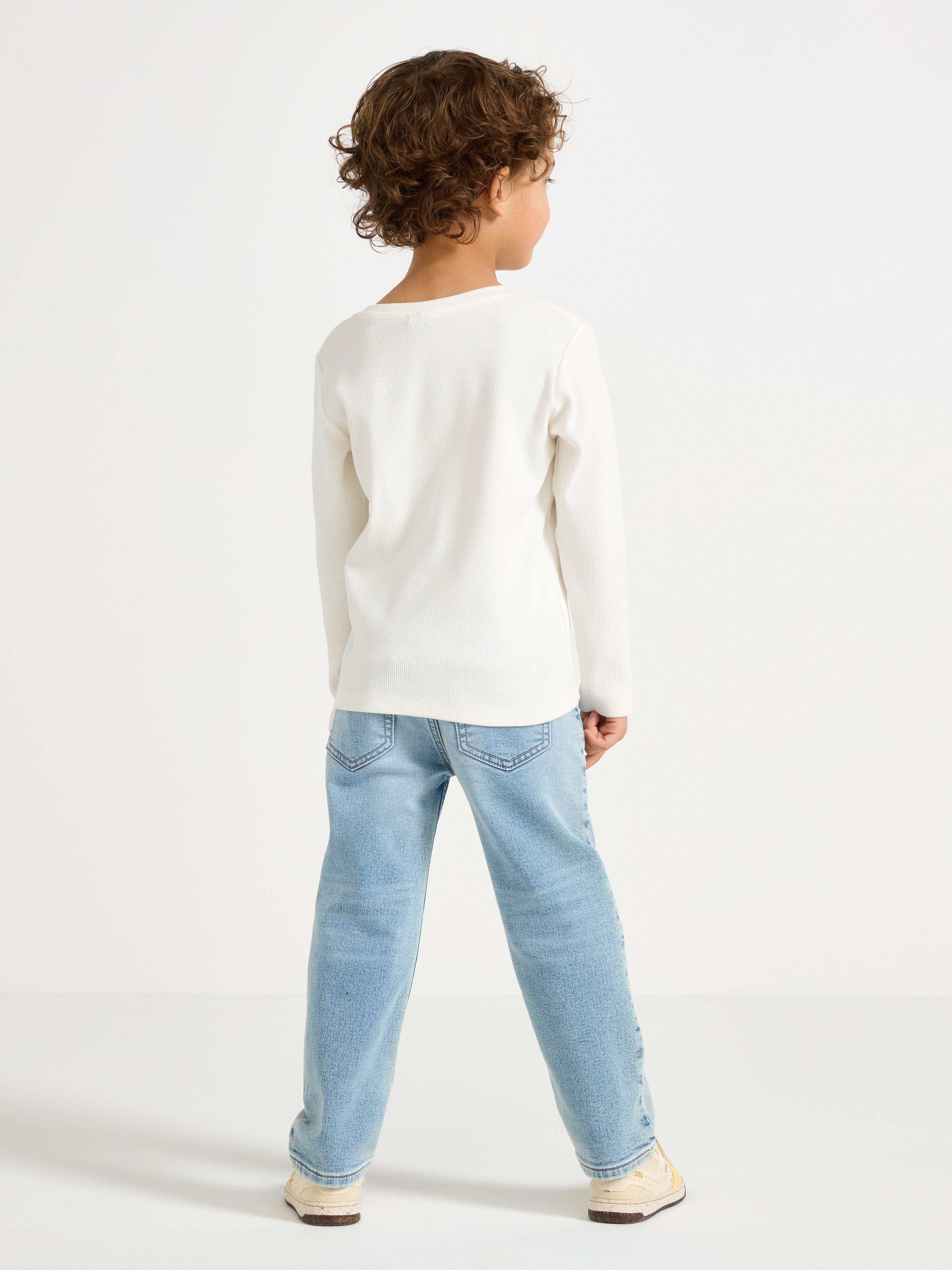 STAFFAN Jeans à jambes droites en denim léger