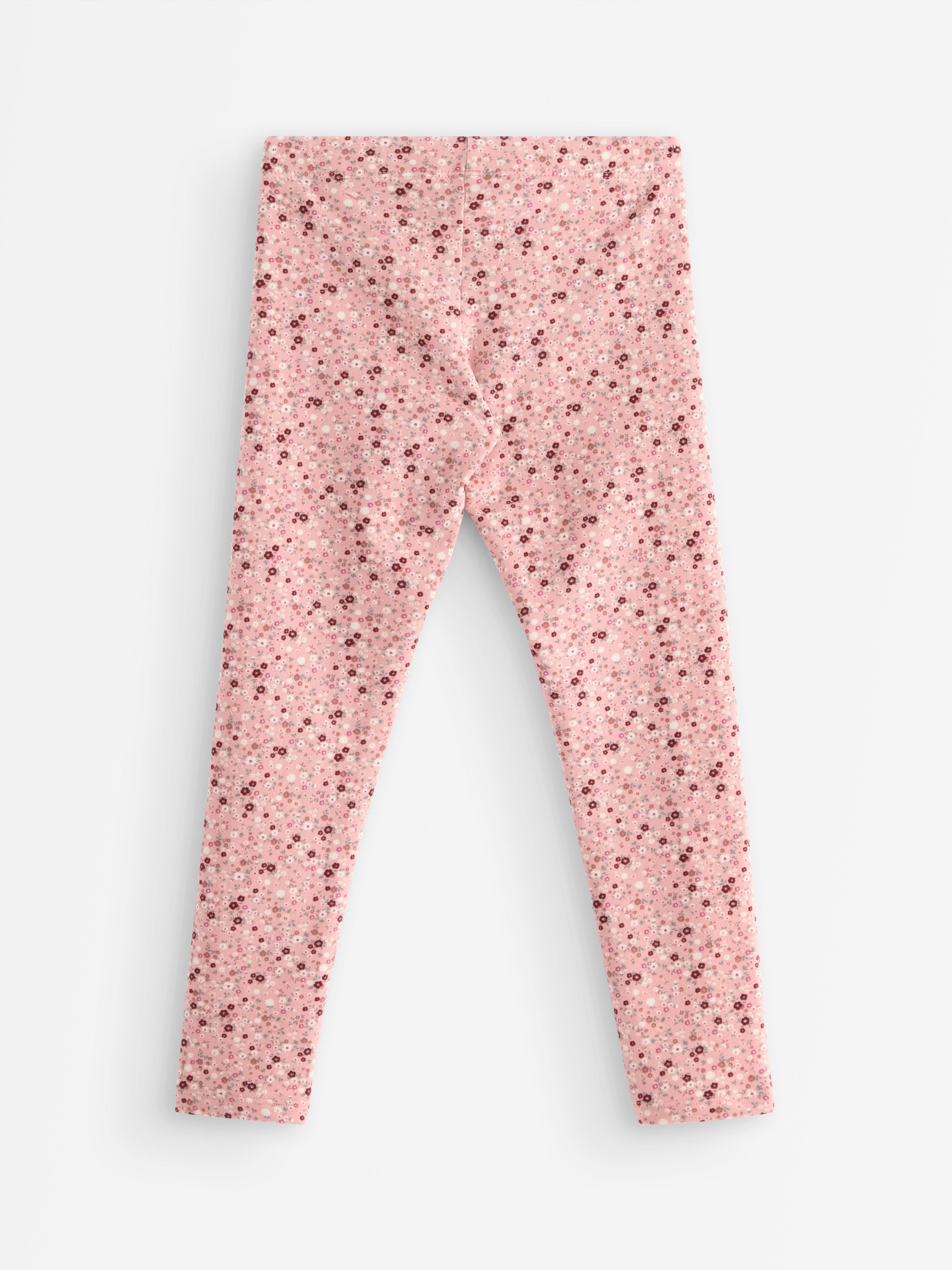 Legíny s kartáčovanou vnitřní stranou Dusty Pink