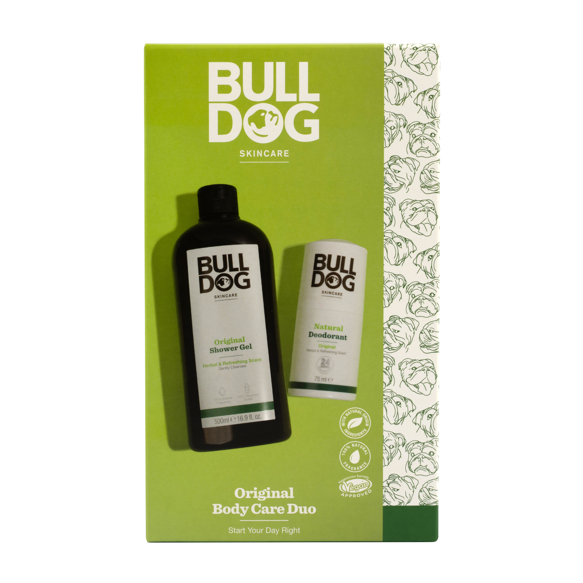 Sada péče o tělo Duo v originální dárkové krabičce - Bulldog