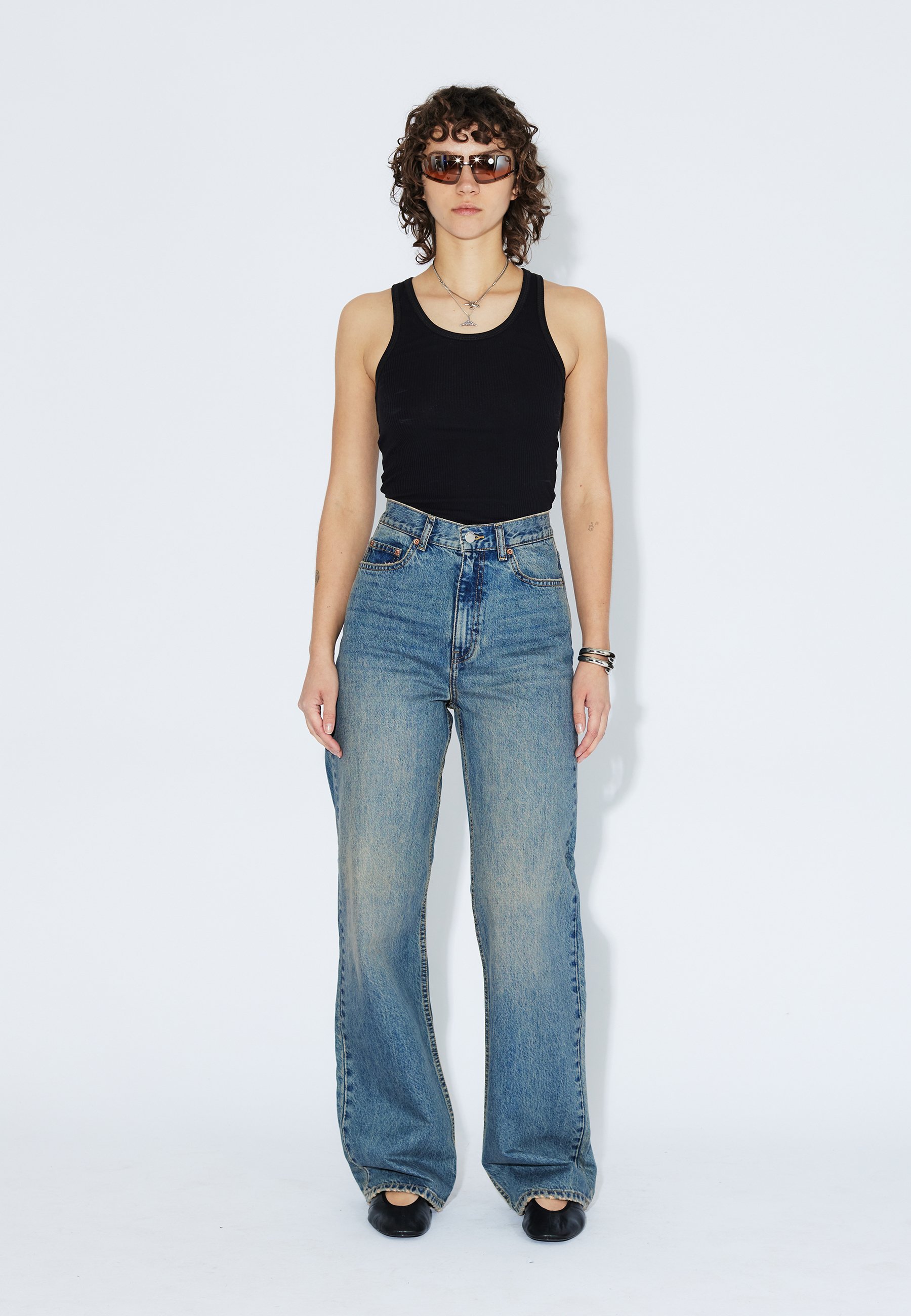 Dr.Denim ECHO - Jeans a gamba dritta - color pesca cielo