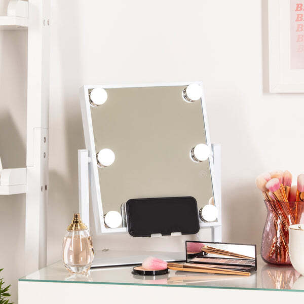 Hudební zrcadlo STYLPRO Glam & Groove Hollywood Vanity