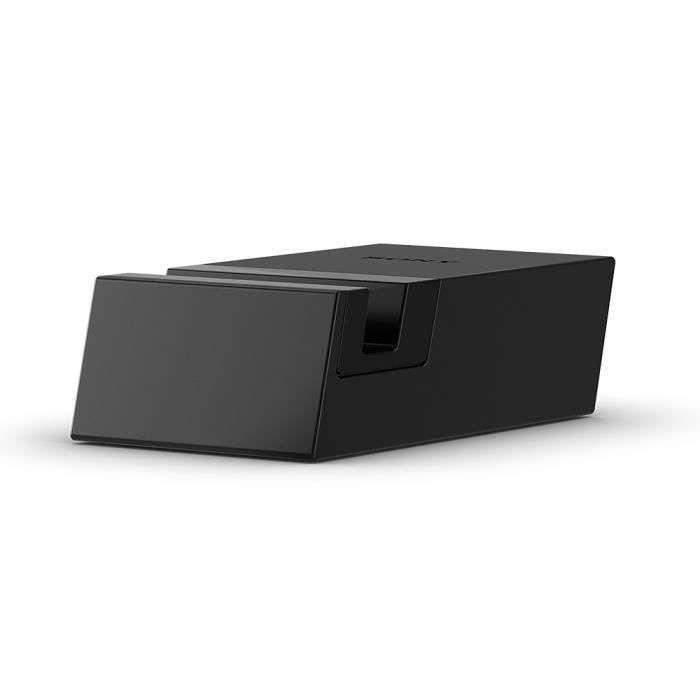 Base de conexión Sony DK52 para Xperia Z3+/Z4/Z5 - Negra - Conector Micro USB