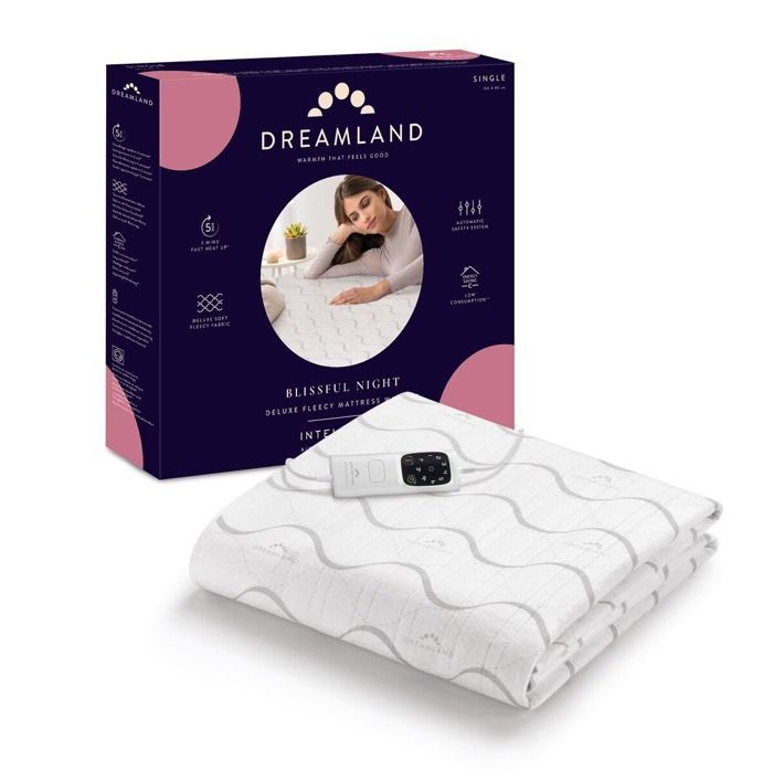 Couverture chauffante Dreamland SURMATELAS CHAUFFANT BLISSFUL NIGHT SIMPLE 6T 150X80
