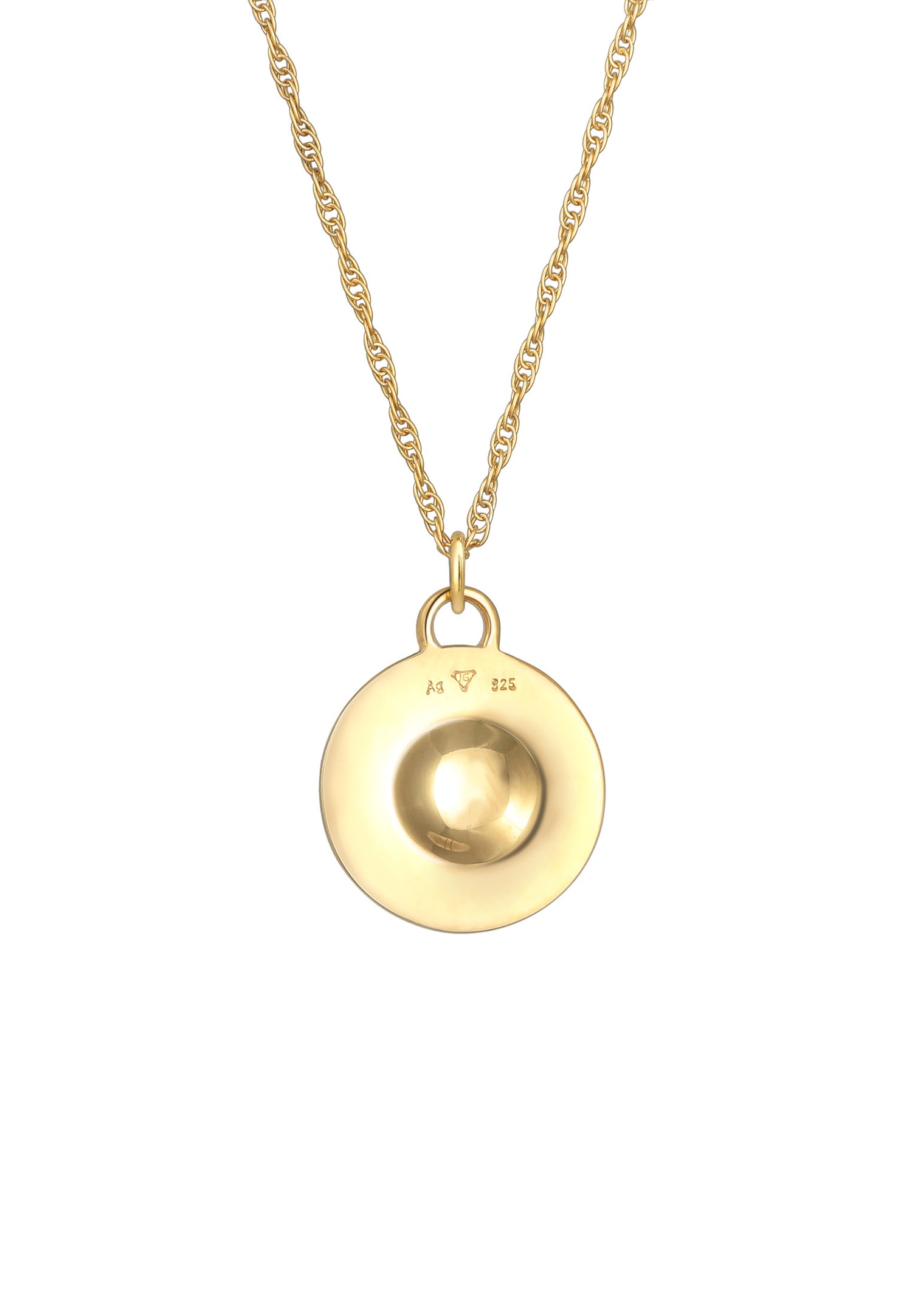Elli Femmes pendentif boussole rose des vents en argent sterling 925