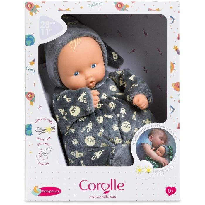 My COROLLE Comforter - Babipouce Glows in the Dark - 28 cm - Vanilla Scent - From Birth