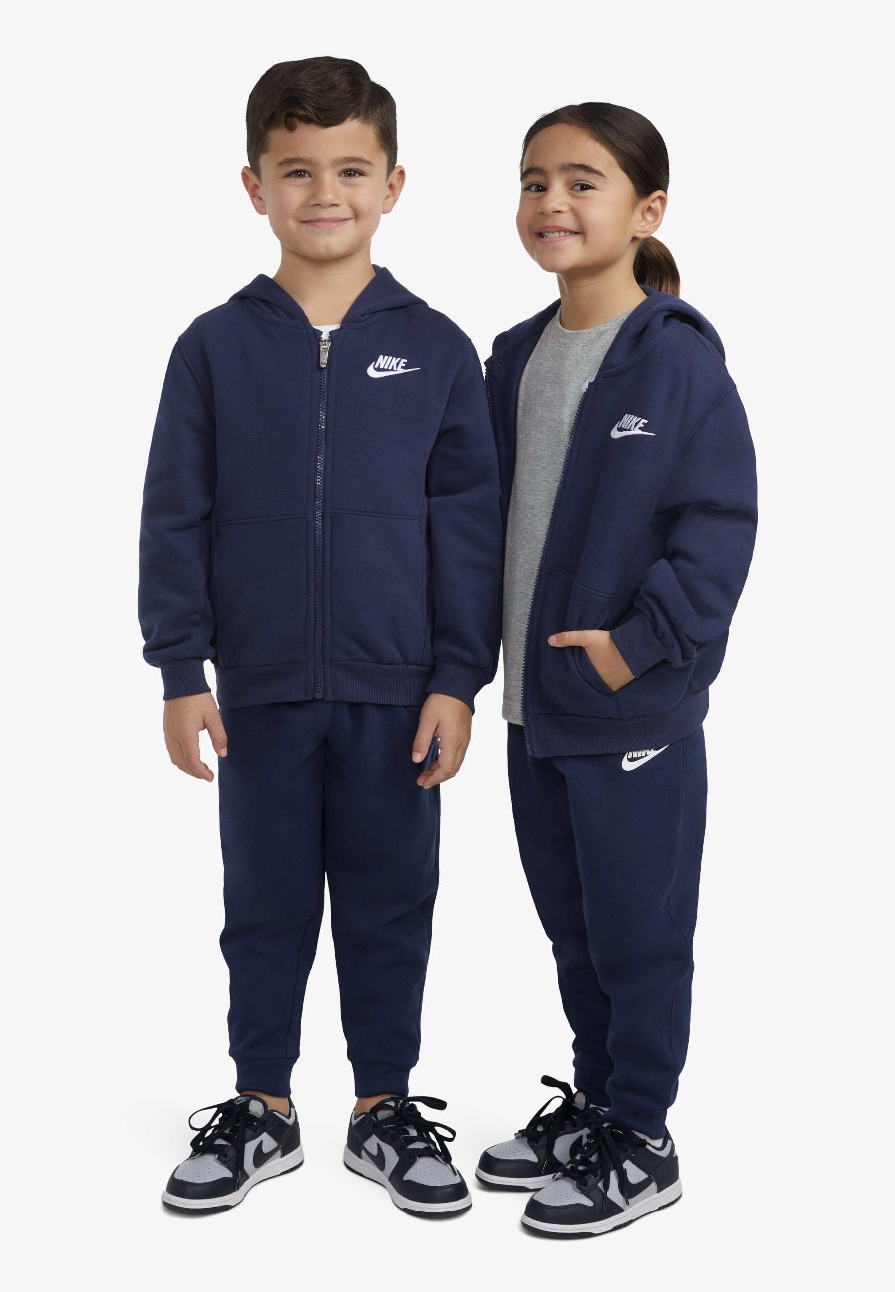 Nike Sportswear CLUB UNISEX - Sweatshirt met rits - middernachtblauw