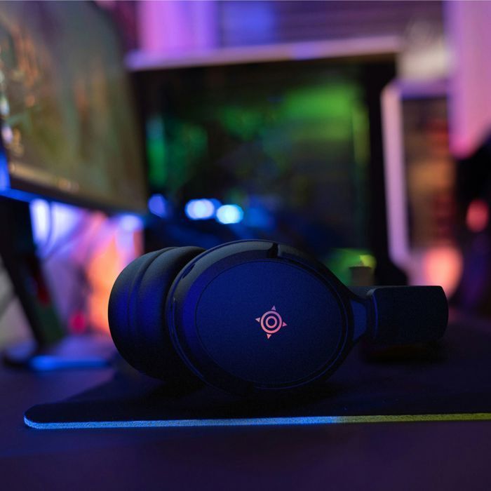 Wireless gaming headset - NOVA GAMING - Atlas - Detachable microphone - RGB LED - Black