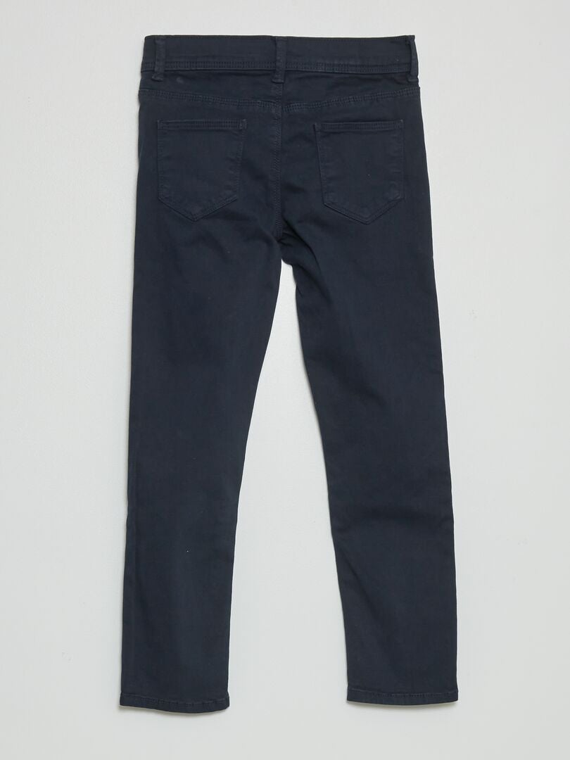 Calça jeans slim - Azul marinho