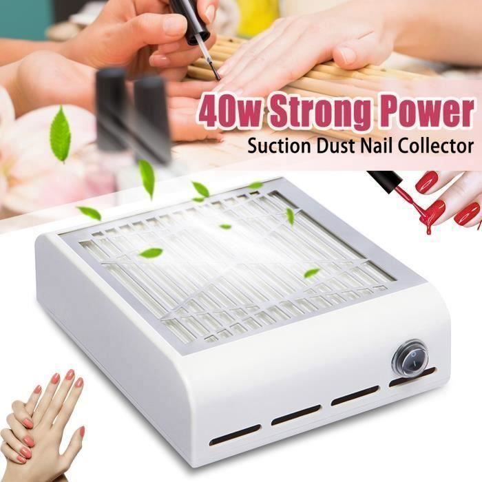 GZ* Aspirateur à Ongles Succion Collecteur Poussière Nail Art Manucure PRISE US SECHE-ONGLES