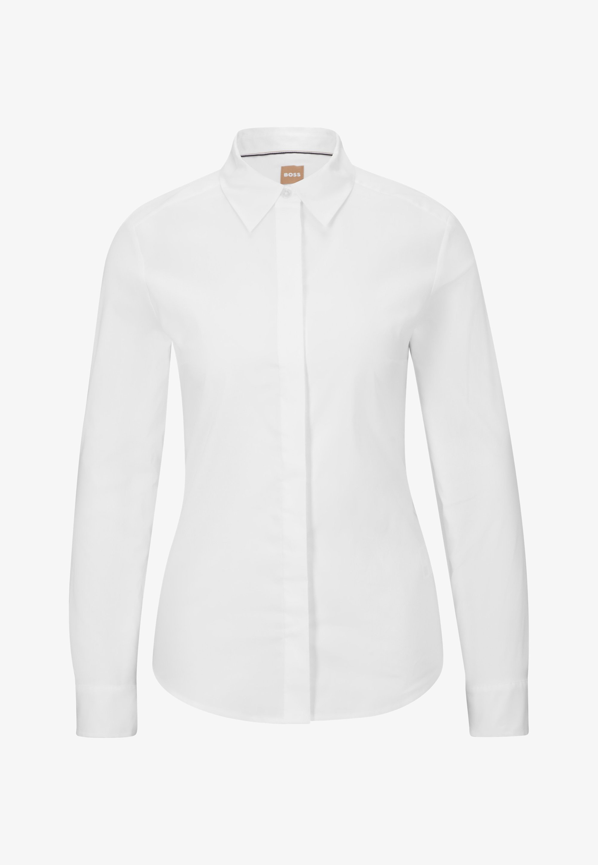 BOSS BEAMARA - Bluza na kopčanje - bijela