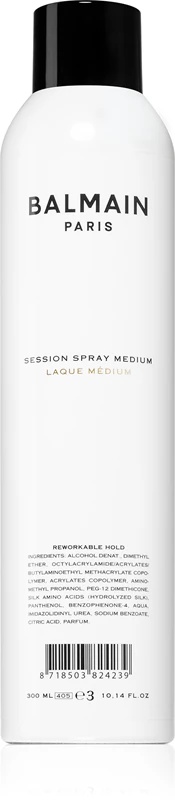 „Balmain Hair Couture Session Spray“ vidutinio stiprumo plaukų lakas