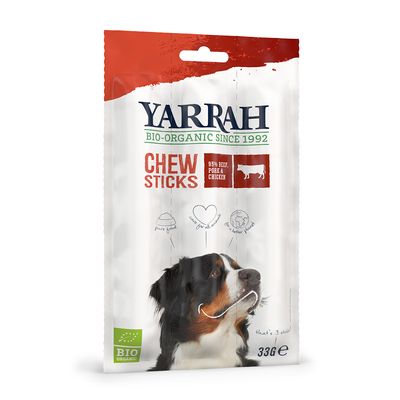 Bastoncini da masticare biologici per cani Yarrah