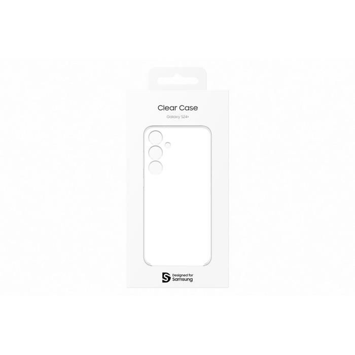 Capa protetora transparente para celular Samsung Galaxy S24+