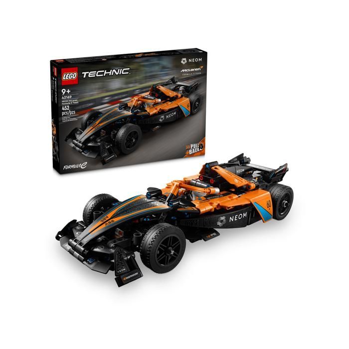 LEGO TECHHNIC 42169 NEOM McLaren Formula E Race Car Cadeaux Jouets Objets de collection 9+