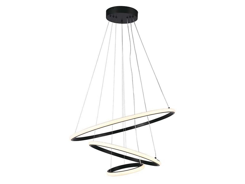 Lampa wisząca  VT-7816 LED metalowa czarna