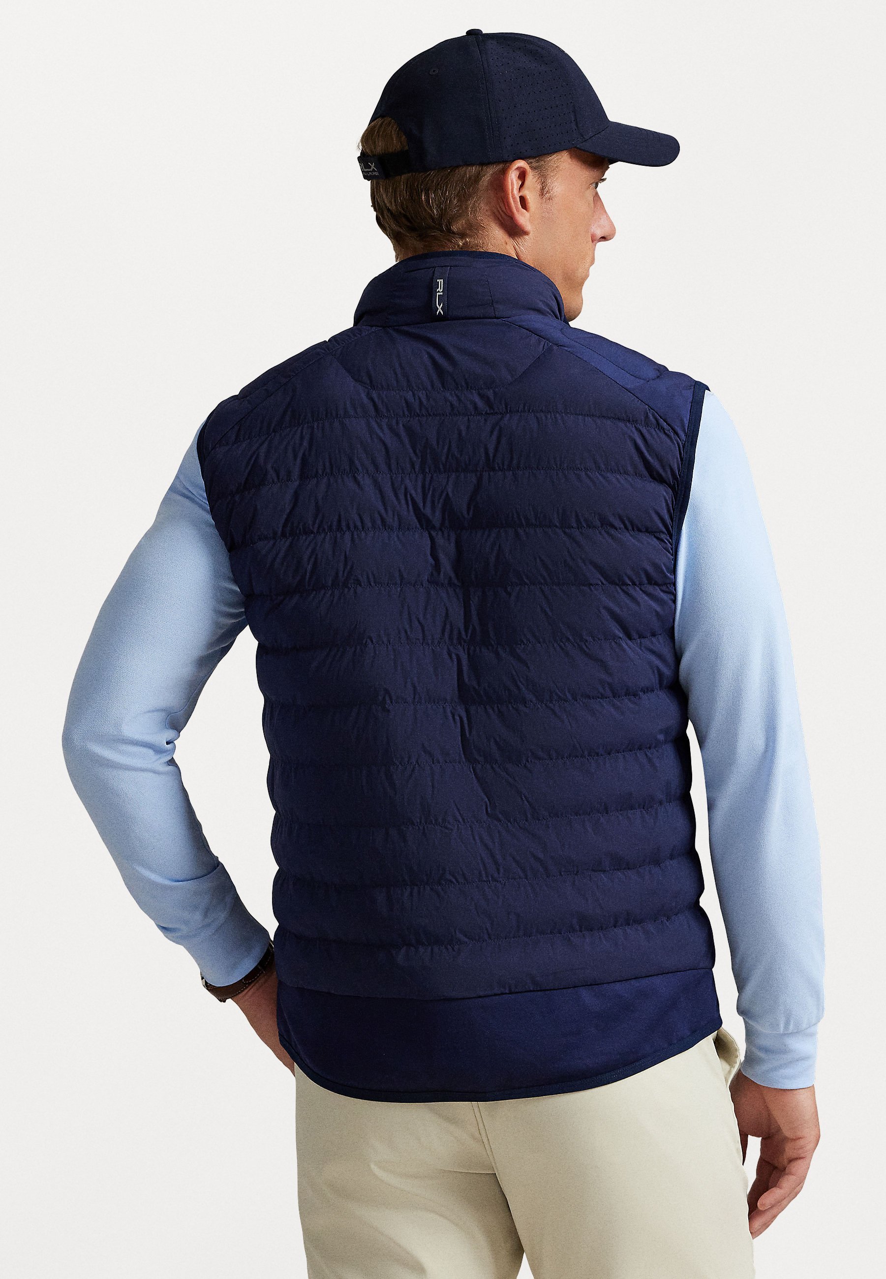Polo Ralph Lauren Weste mit durchgehendem Reißverschluss – elegantes Marineblau