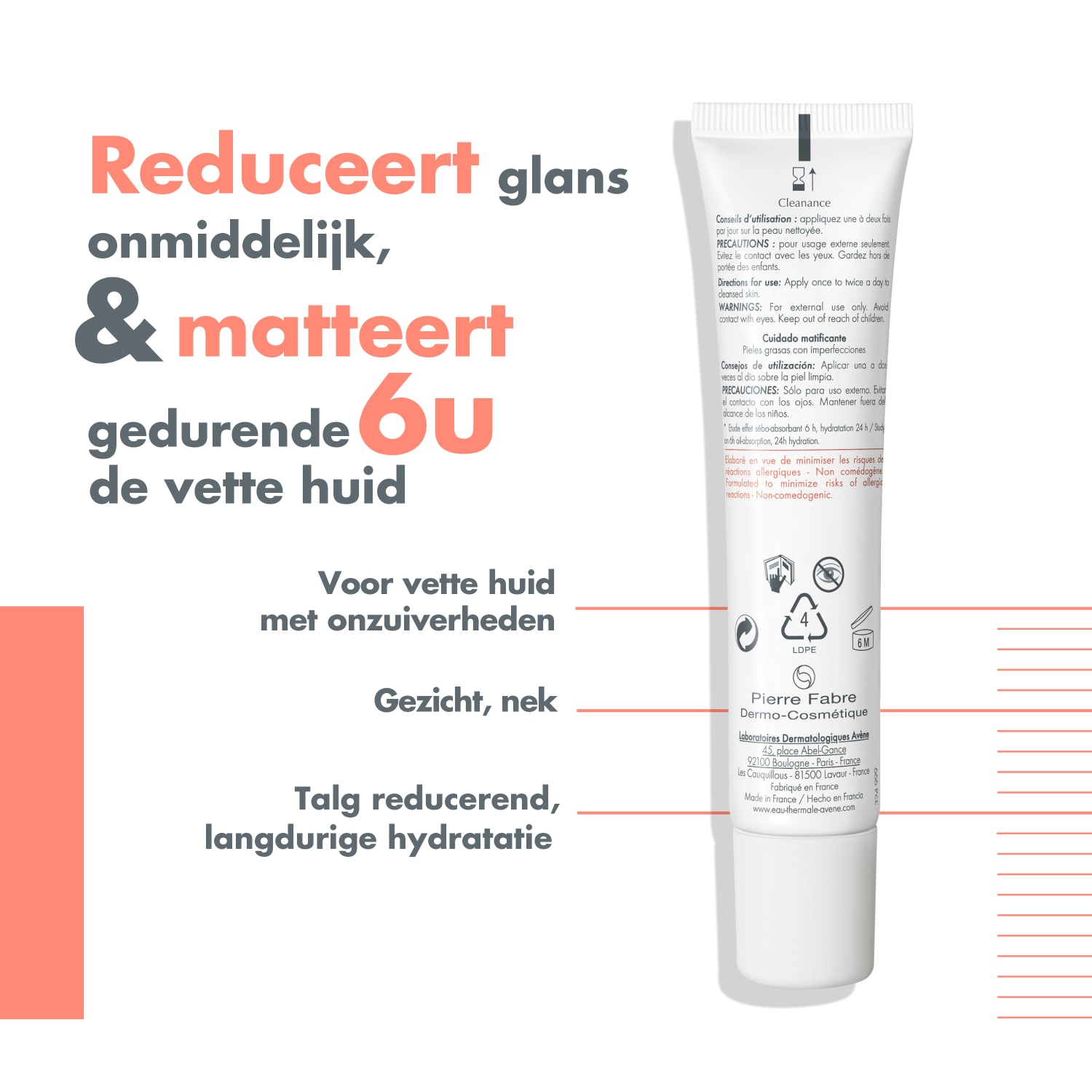 Avène Anti-Pickel Pflege Reinigungs-Mattierende emulsio - 40 ml