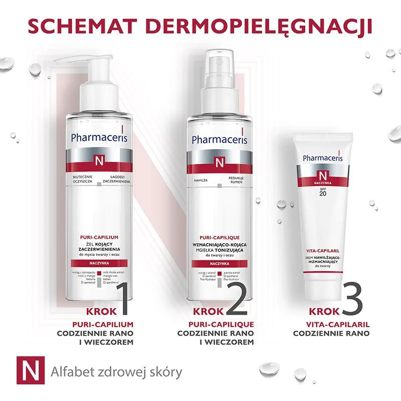 Pharmaceris N Puri Capilique Delikatny tonik-mgiełka wzmacniający naczynka