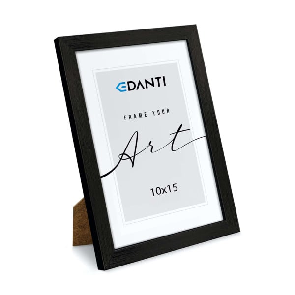 Ramka Na Zdjęcia 10X15 Cm Plakaty Rama Na Nóżce Stojąca Dekoracja Czarna