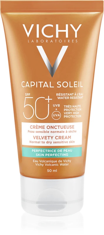 Vichy Capital Soleil zaščitna krema za žametno gladko kožo SPF 50+