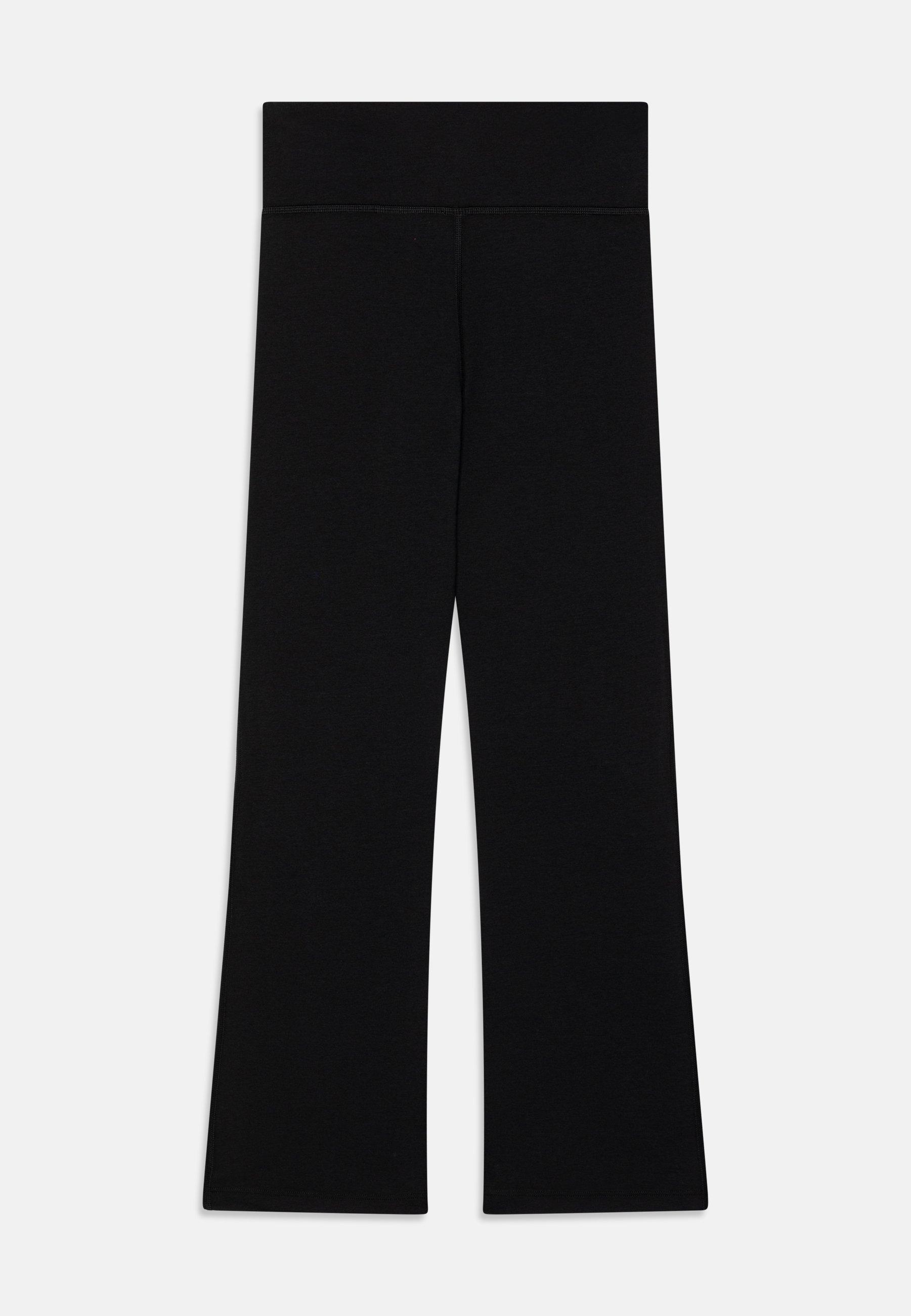 Nike Sportswear FLARE - Spodnie dresowe - czarno-białe