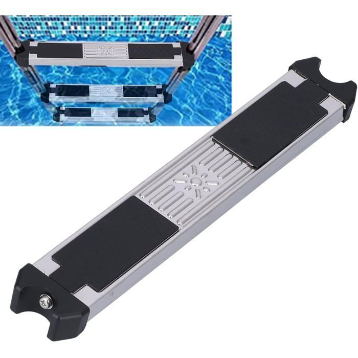 Escaleras de piscina de acero inoxidable resistentes, accesorios versátiles, soluciones duraderas para escalones de piscinas y spas.