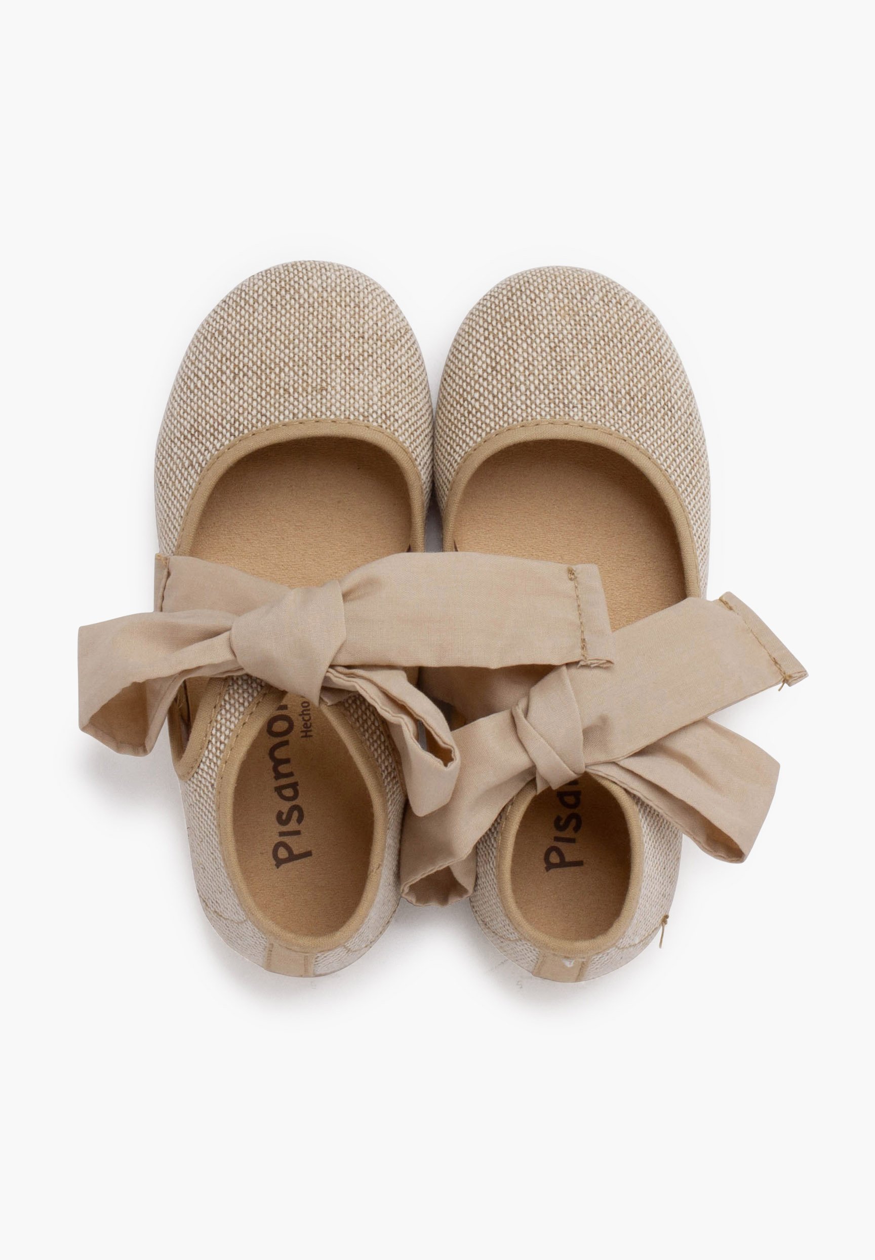 Pisamonas Mary Jane Lave sko - Babysko - naturfarget