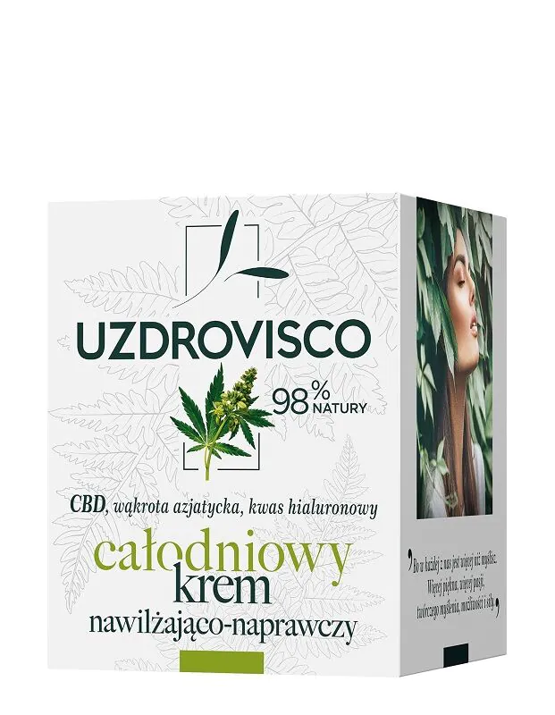Uzdrovisco CBD Całodniowy krem nawilżająco-naprawczy