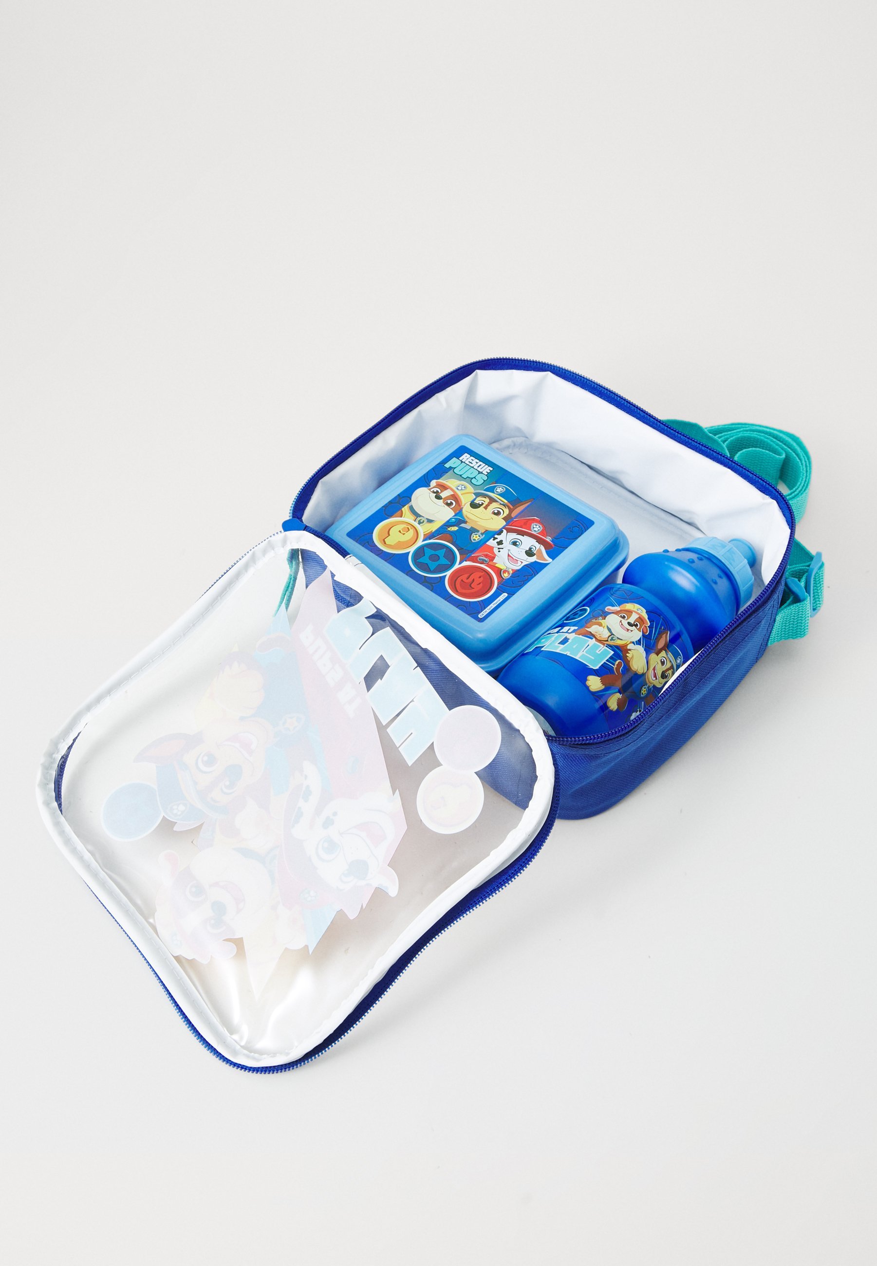 Kidzroom PAW PATROL LUNCHTAS, SNACKBOX EN FLES UNISEX SET - Drinkfles - blauw