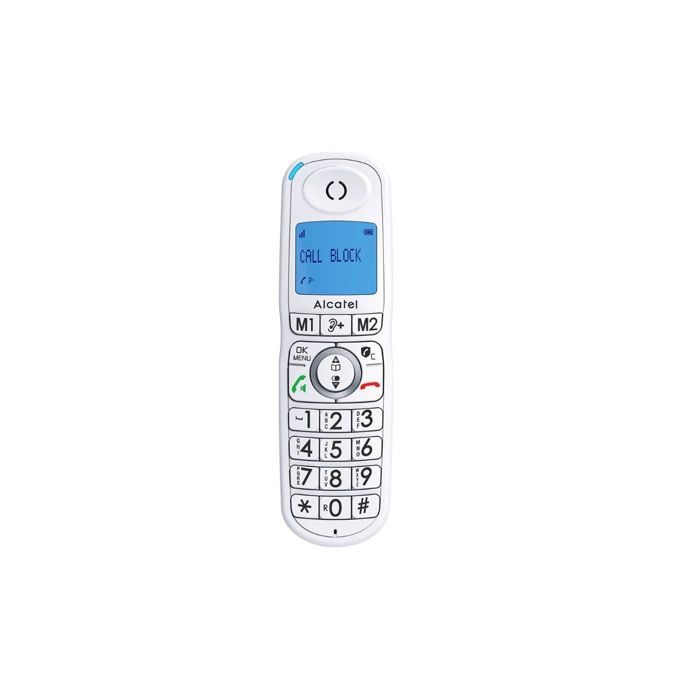 Teléfono inalámbrico Alcatel Duo DECT blanco - XL685VOICEDUOBLANC