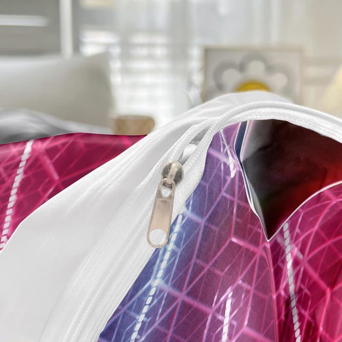 Funda nórdica con diseño de mando de videojuegos de 220x240 cm para niños, adolescentes y jóvenes - Juego de ropa de cama de microfibra con 2 fundas de almohada de 65x65 cm.