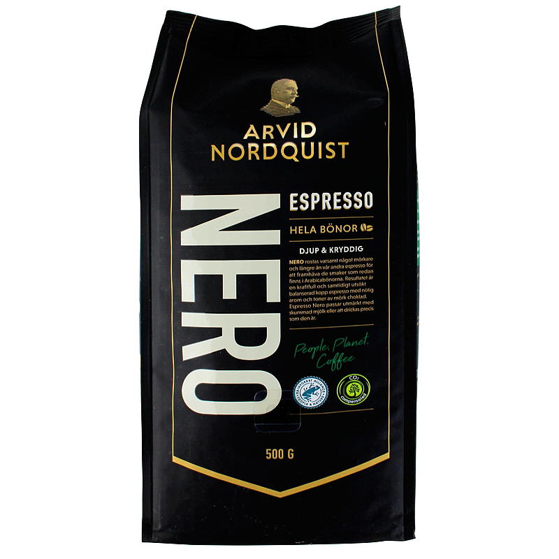 Arvid Nordquist Nero Espresso 500g, hele bønner
