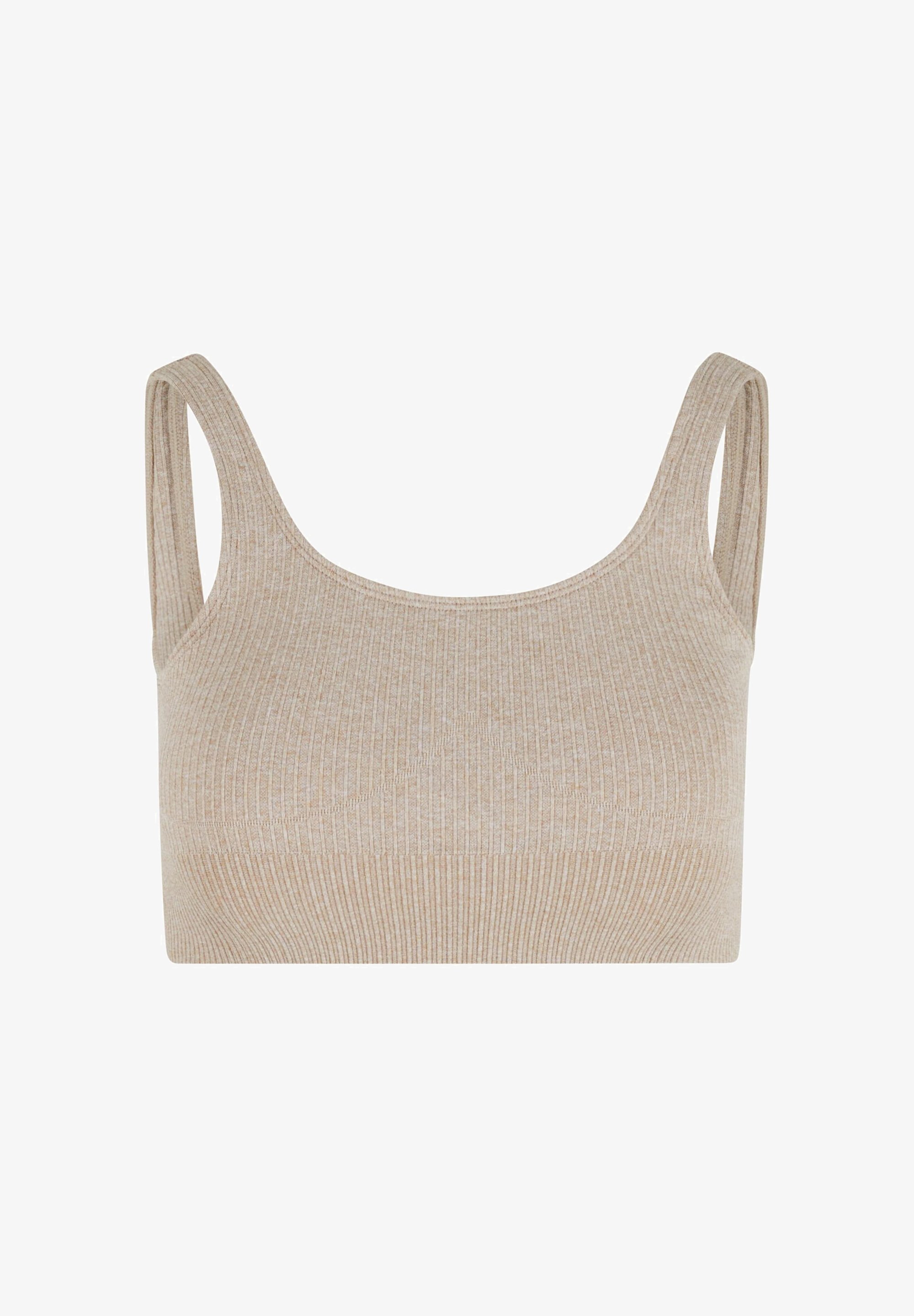 aim'n® RIBBED SEAMLESS - Sportbeha met gemiddelde ondersteuning - beige