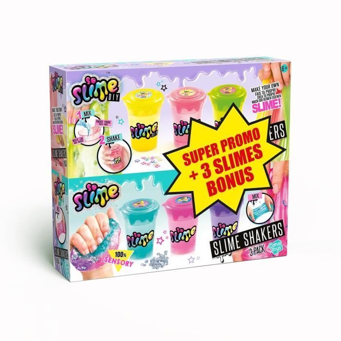 Slime shakers 3 + 3 bonuses Canal Toys